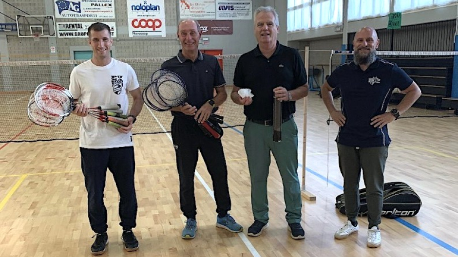 Gioko Asd, consegnato all'IIS Fermi materiale per il badminton